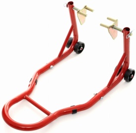 Set 2 standuri moto față și spate KraftDele KD341, suporturi service pentru ridicare și întreținere motocicletă - Img 12