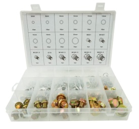 Set 534 piese garnituri aluminiu și dopuri de golire ulei MaxRom, sortiment 6-20 mm pentru service auto și vulcanizare - Img 10