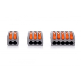 Set 60 buc. conectori de terminale cu clips de 2,3 si 5 KD10496 KraftDele