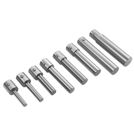 Set adaptoare cu pini pentru presă hidraulică 2T-20T KraftDele KD5877, din oțel călit, pentru lucrări precise în atelier - Img 7