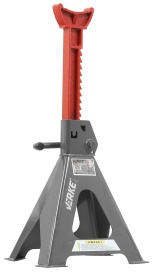 Set capre auto atelier VERKE 6T, 2 bucăți, suporturi reglabile cu blocare pe clichet, înălțime 408-600 mm - Img 12