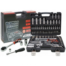 Set chei tubulare 94 piese MaxRom Premium Line din oțel CR-V, cu clichet 72 dinți, pentru service auto și atelier - Img 6