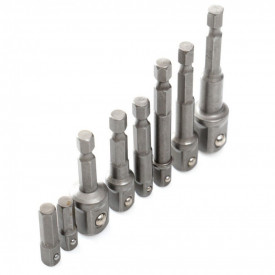 Set de 8 adaptoare pentru bormasina 1/4 3/8 1/2" TA1072 TAGRED - Img 4