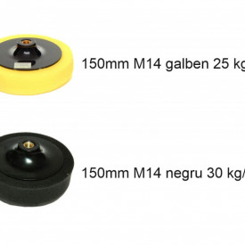 Set de 8 bureti pentru lustruit polisat 150mm M14 diferite granulatii - Img 4