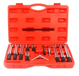 Set extractoare rulmenți, roți dințate și fulii Mar-Pol M06025, 13 piese, cu 2 și 3 brațe pentru atelier auto și mecanică - Img 2