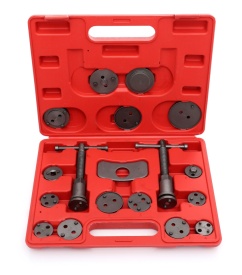 Set profesional pentru schimbarea plăcuțelor de frână 18 piese KraftDele KD10215 pentru atelier și întreținere auto - Img 5