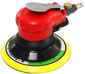 Șlefuitor orbital pneumatic 150 mm, cursă 2,5 mm, reglaj turație, pentru metal și lemn, MaxRom V81403 - Img 2