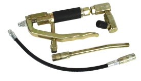 Smarniță pneumatică Mar-Pol 17L cu pompă pneumatică și roți, pentru ungere rapidă în atelier și utilizare profesională - Img 12