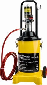 Smarownică pneumatică automată KraftDele KD1443, rezervor 12 L, cu furtun și pistol pentru ungere eficientă