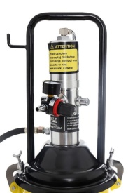 Smarownică pneumatică automată KraftDele KD1444, rezervor 15L, cu roți și furtun cu pistol pentru gresare eficientă - Img 9