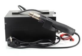 Stație 5 în 1 pentru sudură plastic și lipire cu aer cald KraftDele KD855, control digital, 4 duze - Img 2