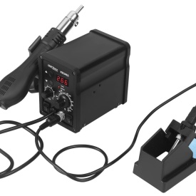 Stație de lipire și aer cald pentru plastic KraftDele KD3463, cu afișaj LED și reglaj temperatură