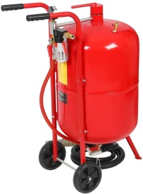 Statie de sablare profesionala cu nisip mobila 80L 400–700 l/min MXK5855 - Img 11
