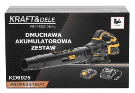 Suflantă electrică cu acumulator KraftDele KD6025, 21V 3Ah, 2 trepte de suflare, pentru frunze și murdărie ușoară - Img 12