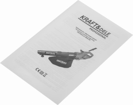 Suflantă electrică pentru frunze 3600W KraftDele KD5197, funcție aspirare și mărunțire 10:1, viteză reglabilă - Img 12