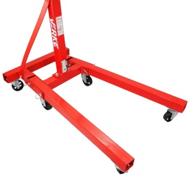 Suport mobil pentru montaj motor și cutie de viteze 900 kg MaxRom, cu cap rotativ 360° și 5 roți metalice pivotante - Img 5