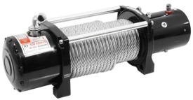 Troliu auto electric VERKE 12V 12000 lbs cu cablu de oțel 24 m, telecomandă radio și cu fir, pentru ATV, off-road și remorci - Img 7