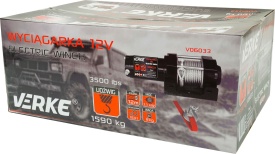 Troliu electric auto 12V 3500 lbs cu cablu din oțel 12 m și telecomandă, pentru ATV, off-road și remorci MaxRom V06033 - Img 7