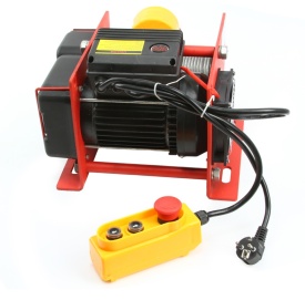 Troliu electric cu cablu 30 m Mar-Pol M80785, capacitate 300/600 kg, 230V, pentru atelier, garaj și șantier - Img 4