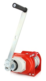 Troliu manual cu cablu 1000kg MAR-POL M80746 – lungime 40m, cablu 8mm, mecanism JHW cu frână ciernă - Img 5