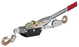 Troliu manual cu cablu 4T KraftDele KD1119, mecanism cu clichet, pentru tractare, tensionare și deplasarea sarcinilor grele - Img 1