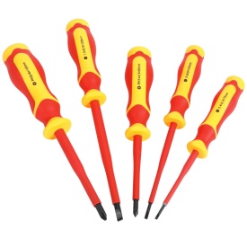 Trusă de scule izolate pentru electricieni KraftDele KD5970 – 11 piese, Protecție 1000V VDE, Oțel CrV, Husă inclusă - Img 4