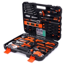 Trusă de scule KraftDele 168 piese KD10837 cu valiză de transport, chei, biți, șurubelnițe și accesorii complete - Img 2