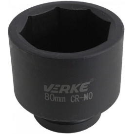 Tubulară de impact octogonală 1 inch, 80 mm, din oțel crom-molibden, pentru scule pneumatice și lucrări grele, MaxRom - Img 6