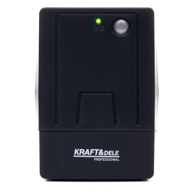 UPS 1000VA 600W KraftDele KD1927 cu afișaj LED, sursă de alimentare neîntreruptibilă pentru protecția echipamentelor sensibile - Img 4