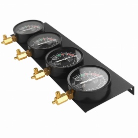 Vacuummetru pentru sincronizarea carburatoarelor KraftDele KD12537, set profesional cu 4 manometre și adaptoare - Img 8
