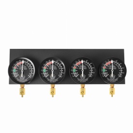 Vacuummetru pentru sincronizarea carburatoarelor KraftDele KD12537, set profesional cu 4 manometre și adaptoare - Img 7