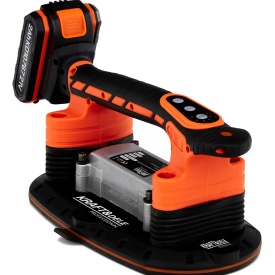 Ventuză vibratoare cu acumulator 21V KraftDele KD10767 pentru montaj plăci ceramice și gresie, cu 6 trepte și forță de aspirare până la 150 kg - Img 3