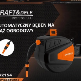 WĄŻ OGRODOWY ZWIJANY 25M+2M 1/2" KD2154 - Img 12