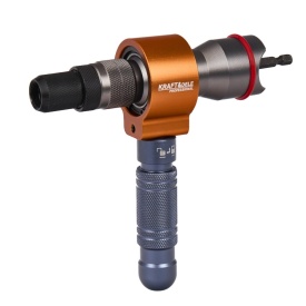Adaptor nituitor 3 în 1 pentru bormașină/șurubelniță KraftDele KD5470, pentru nituri și piulițe nituibile, cu set capete