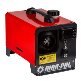 Aerotermă diesel 8 kW Mar-Pol cu cameră de ardere închisă, alimentare 230V/12V și telecomandă