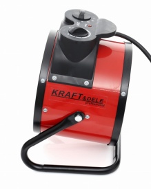 Aerotermă electrică KraftDele KD11725, 3 kW, 230V, cu termostat și 3 trepte de lucru pentru garaj, atelier și spații mici - Img 5