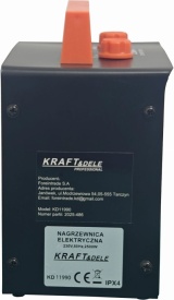 Aerotermă electrică KraftDele KD11990, 2500W, cu termostat, 3 trepte de putere și protecție la supraîncălzire - Img 7