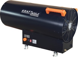 Aerotermă pe gaz LPG 100 kW KraftDele KD11707 cu termostat automat, reductor și furtun pentru încălzirea spațiilor mari - Img 5