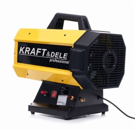 Aerotermă pe gaz LPG KraftDele KD11735 45 kW cu reductor și furtun, pentru încălzire rapidă în atelier, garaj și șantier - Img 6