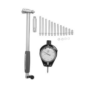 Alezometru cu ceas comparator pliabil KraftDele KD3579, 50-160 mm, precizie 0,01 mm pentru măsurători interioare