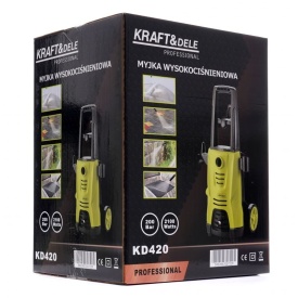 Aparat de spălat cu presiune KraftDele KD420, 2100 W, 200 bar, cu duză reglabilă și furtun de înaltă presiune - Img 4