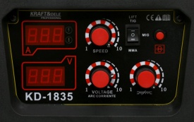 Aparat de sudură invertor KraftDele KD1835 MIG/MAG, MMA și TIG Lift, 230V, 20-240A, tehnologie IGBT - Img 10