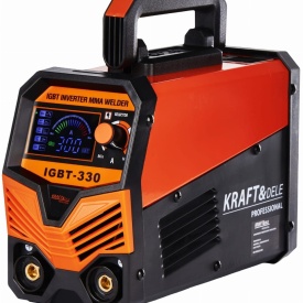 Aparat de sudură invertor KraftDele KD1878 MMA / Lift TIG 20-300A cu afișaj LCD, compact și ușor de transportat