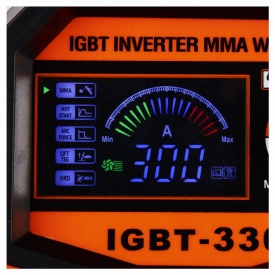 Aparat de sudură invertor KraftDele KD1878 MMA / Lift TIG 20-300A cu afișaj LCD, compact și ușor de transportat - Img 4