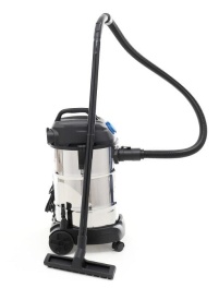 Aspirator industrial umed-uscat KraftDele KD484, 30L, 1400W, cu priză integrată 2000W și rezervor din inox - Img 4