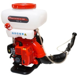 Atomizor și pulverizator pe benzină tip rucsac 20L Verke Garden V90031, funcție suflare, rază de lucru 12 m, 2,9 CP - Img 2