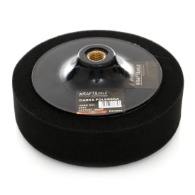Burete pentru lustruit polisat 150mm M14 negru 28 kg/m³ KD3062 Kraftdele