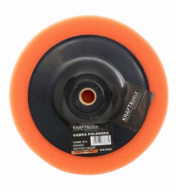 Burete profesional de polisare KraftDele KD3060, 150 mm, filet M14, portocaliu, pentru mașini de polisat - Img 3