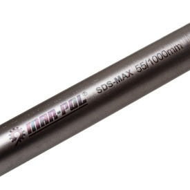 Burghiu de străpungere Mar-Pol SDS-MAX 55 x 1000 mm pentru materiale de construcții, cu cap tip clopot și evacuare eficientă - Img 3