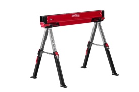 Capră atelier pliabilă KraftDele KD11874 – 700kg/1400kg capacitate, înălțime 63-82cm reglabilă, 8 trepte, antiderapantă, oțel zincat - Img 12